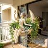 Elegant Ballerina Figure Moon Girl Flower Pot Whimsical Succulents Planter  Home Balcony
