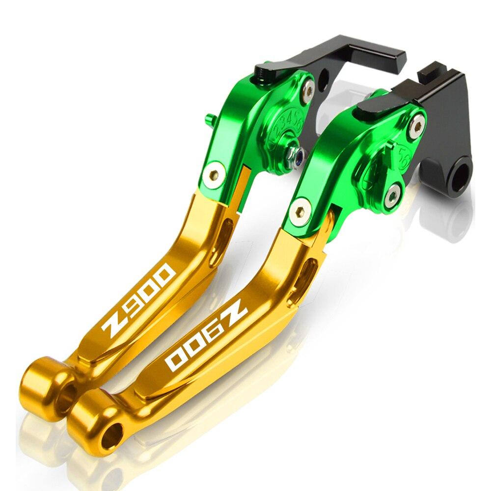 Motorcycle CNC Adjustable Extendable Foldable Brake Clutch Levers Handle Brakes Z900 For Kawasaki Z900 2017