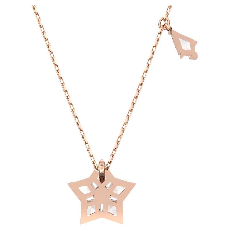 Swarovski Fashionable Elegant Star Gold Plated Necklace Women necklace 5645463
