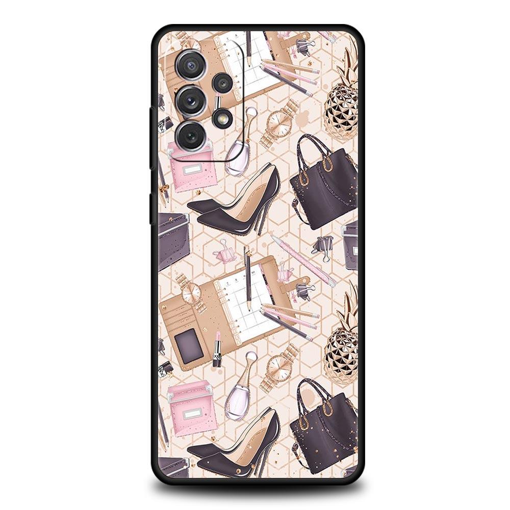 High Heels Girl Woman Phone Case For Samsung Galaxy A17 A07 A55 A35 A25 A15 A05 A33 A31 A23 A21s A13 A41 A73 A53 A51 A715G Cover