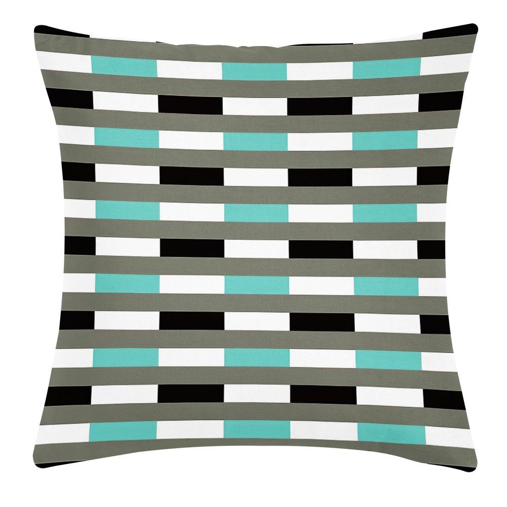 Colorful Geometric Pattern Pillowcase Dormitory Decoration Office Living Room Sofa Home Pillowcase