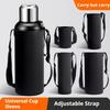 Neoprene Insulated Bottle Pouch Adjustable Strap Bottle Bag Portable Water Bottle Sleeve