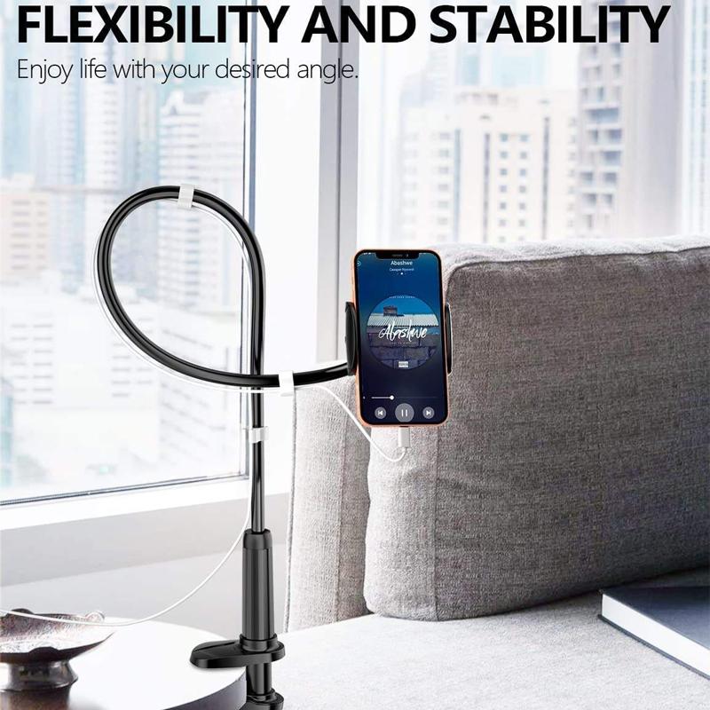 Mobile Phone Holders Long Arm Flexible Mobile Mount Stand Lazy Bracket Neck Cell Phone Holder Stand for Phone