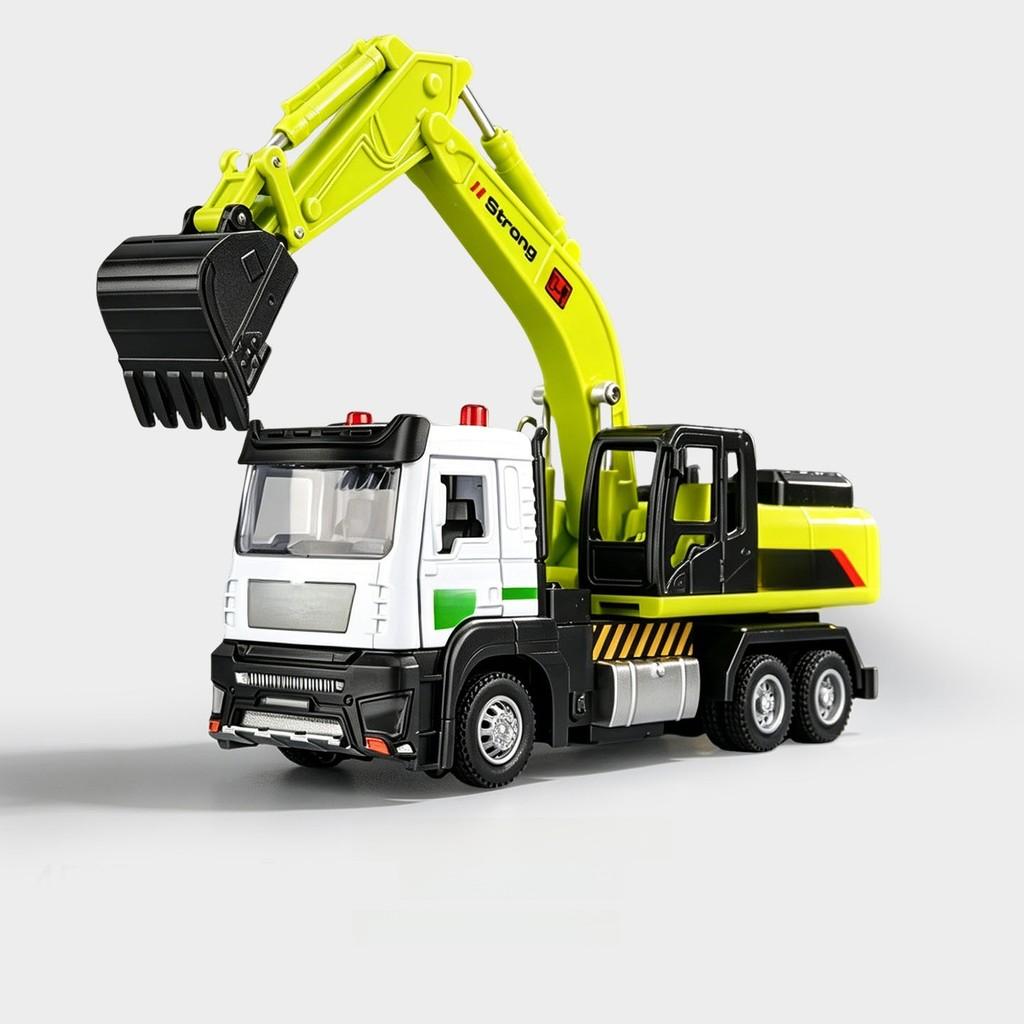 Plastic Water Truck Playset With Spray Function And Sound Effects For Children