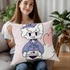 B-Boykisser Silly Cat Cute Pillow Case Plush Fabric Soft Pillowcase Double Sided Print Cushion Cover Household Gifts
