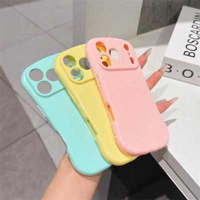 Slim Waist Macaron iPhone 17 Pro Max Case, Drop-Proof Protective Cover for Apple 16/15/14 Pro.