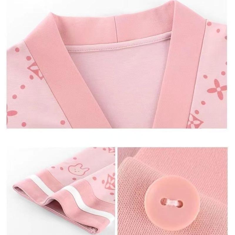 Pajamas for Women Spring and Autumn Pure Cotton Long-sleeved Middle-aged Mothers Oversized Loose Home Clothes Home Clothes Set