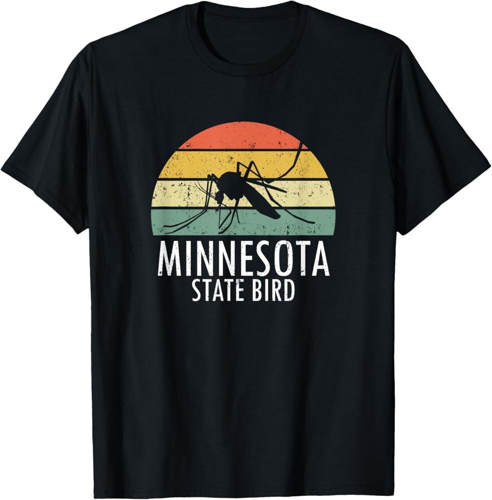 Minnesota Mosquito State Bird Funny Camping Outdoors Tee Gift Unisex T-Shirt