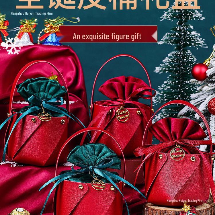 Creative Christmas Eve Apple Candy Gift Box: Small Decorative Packaging