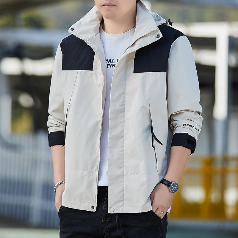 Jacket Men's Trendy Brand Jacket Men's and Women's Spring and Autumn New Sports Trench Coat Couple Outdoor Mountaineering Suit