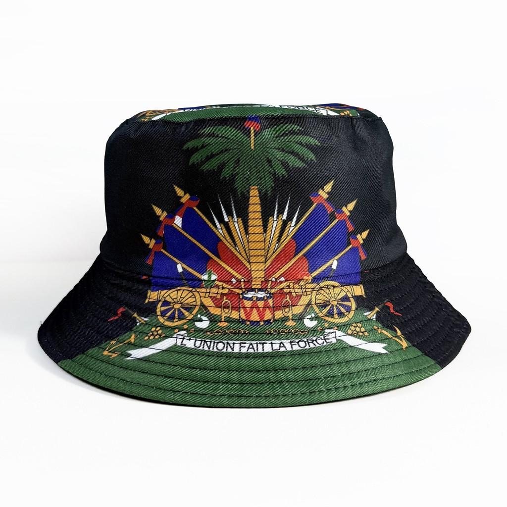 Ausgebleichte Print Flache Kappe Mit Breiter Krempe Sonnenschutz Für Outdoor-Fans