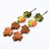 12pcs Fake Leaf Silk Green Leaves for Party Wedding Home Decoration Scrapbooking Craft Diy Gifts Box Cheap Artificial Plants