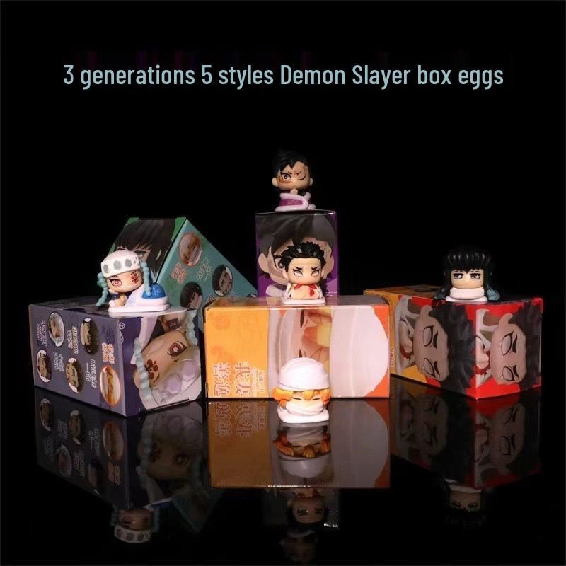 Demon Slayer Season 3: Boxed Egg Models of Uzui, Gyomei, and Tanjiro – 5 Types