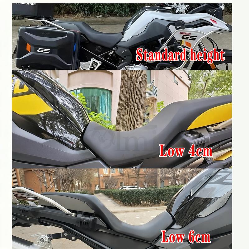 Motorcycle High Or Low Driver Seat Pad Cushion Fit For BMW F750GS 2018 - 2023 F850GS 2018-2023 Adventure Black Gray 2019 2020
