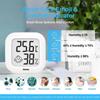 Naughty Bird 4 Pack Mini Indoor Digital Thermometer Higrometer Set Room Humidity Gauge Miernik Wyświetlacz LCD Czujnik Temperatury