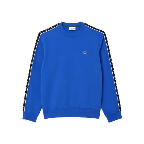 Lacoste Men's Logo Strip Crew Neck Sweatshirt