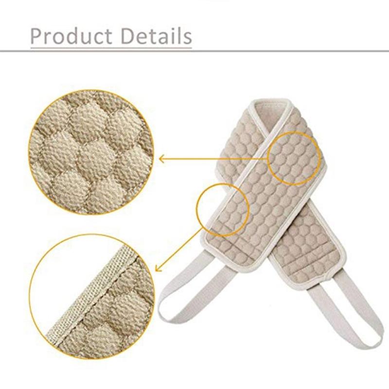 Long Lasting Body Scrubber With Gentle Exfoliations Tool For Back Cleansing And Stress Relief In Bathroom Storage