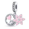Original 100% Genuine SS925 Sterling Silver Four-Leaf Clover Beads Fit  Bracelet DIY Charm For Women Jewelry Fashion Gift