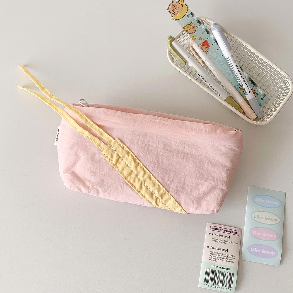 Straps Bowknot Y2K Bow Stationery Bag Desktop Storage Ins Pencil Pouch Korean Pencil Case  Office