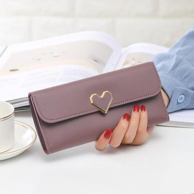 2025 Summer Heart Decor Long Women's Wallet with Multi-Card Slots
