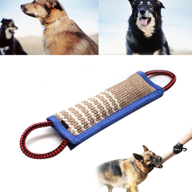 Heavy Type Jutes Chewing Stick For Large Breeds Dogs Tear Resistant Dog Toy Cleaning Texture Outdoor Training Essential