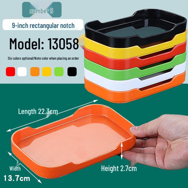 Colorful Plastic Serving & Display Tray
