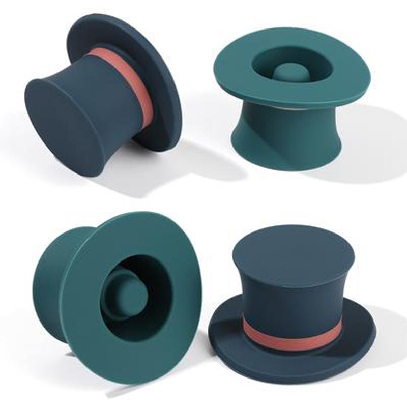 Silikonowa butelka do wina do szampana korek korek do butelek wina uszczelniacz do butelek korek Bar narzędzia kuchenne uszczelniona próżniowo wtyczka uszczelniająca