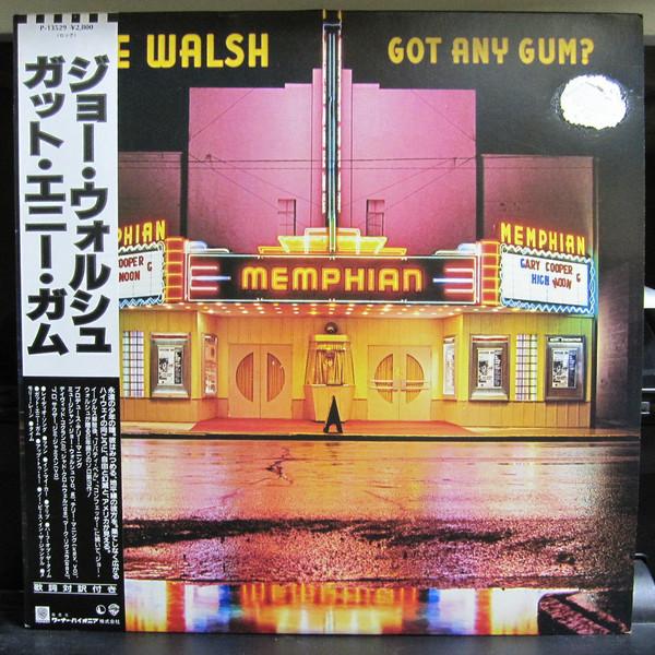 

LP Record JOE WALSH Got Any Gum P13529 WARNER BROS 1987 Japan Rock Used