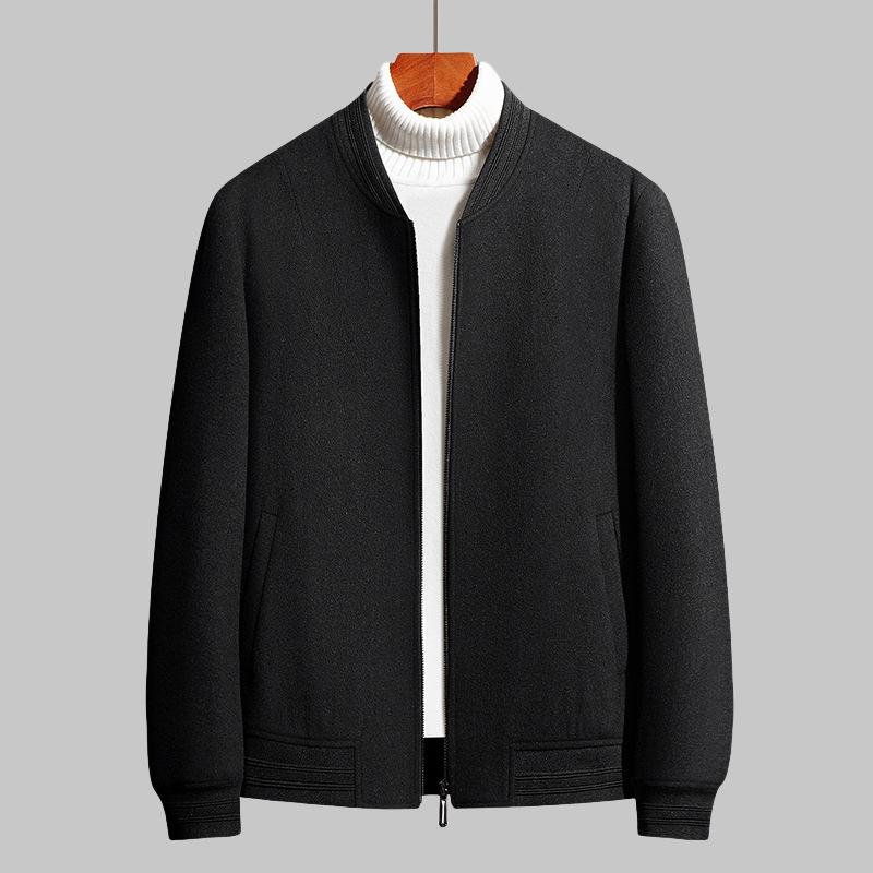 Autumn New Woolen Jacket Men's Fashion Loose Coat Men's Wool Coat Autumn Top Men's