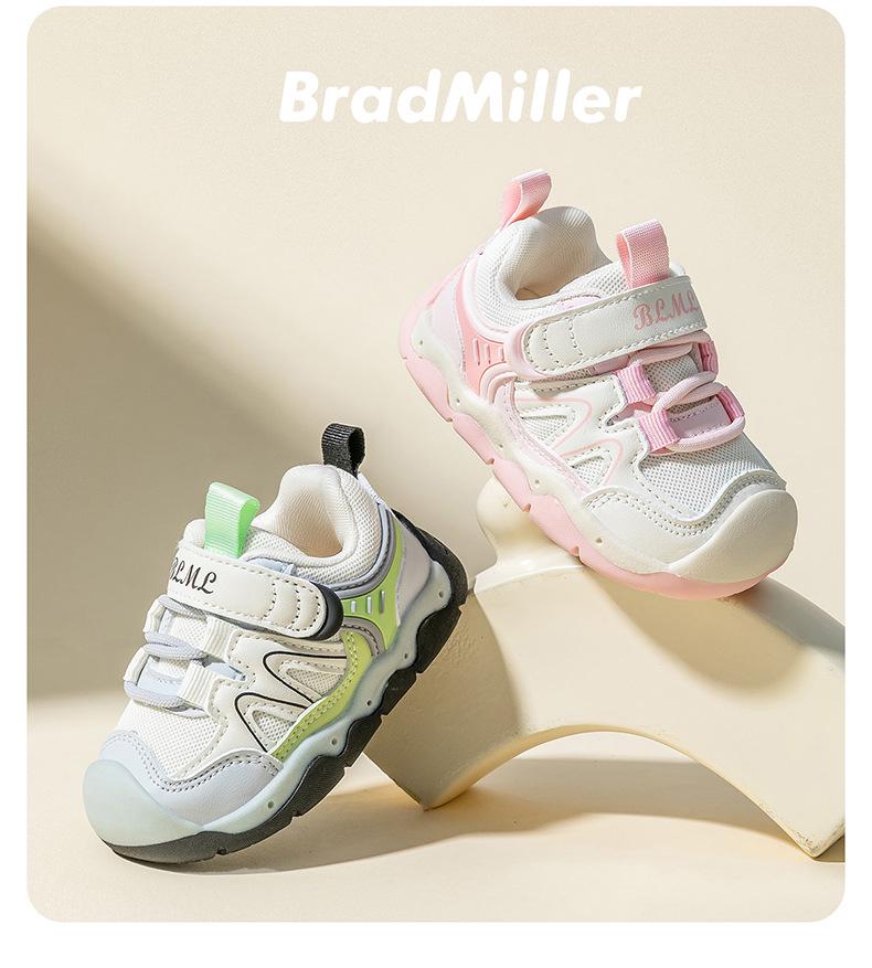 2025 Autumn Toddler Girls' Breathable Non-Slip First Walking Shoes