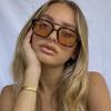 Vintage Square Sunglasses Women Men Fashion Retro Sun Glasses Female Male Frame Shades Mirror Travel Punk Gradient