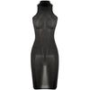 Womens Glossy Bodycon Lingerie Dress High Stretch Fabric Nightclub Attire