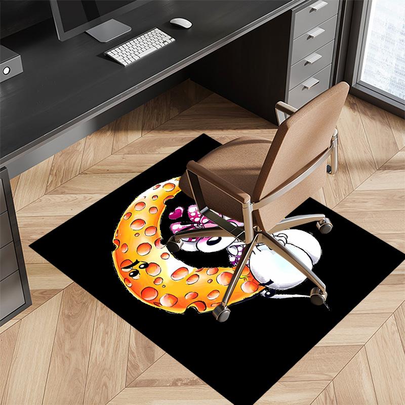 Cartoon Diddl Diddlina Printed Absorbent Washable Carpet, Non-Slip Bathroom Mats, Kitchen Rugs, Yoga Mat,Living Room Entrance, Camping Picnic Rugs