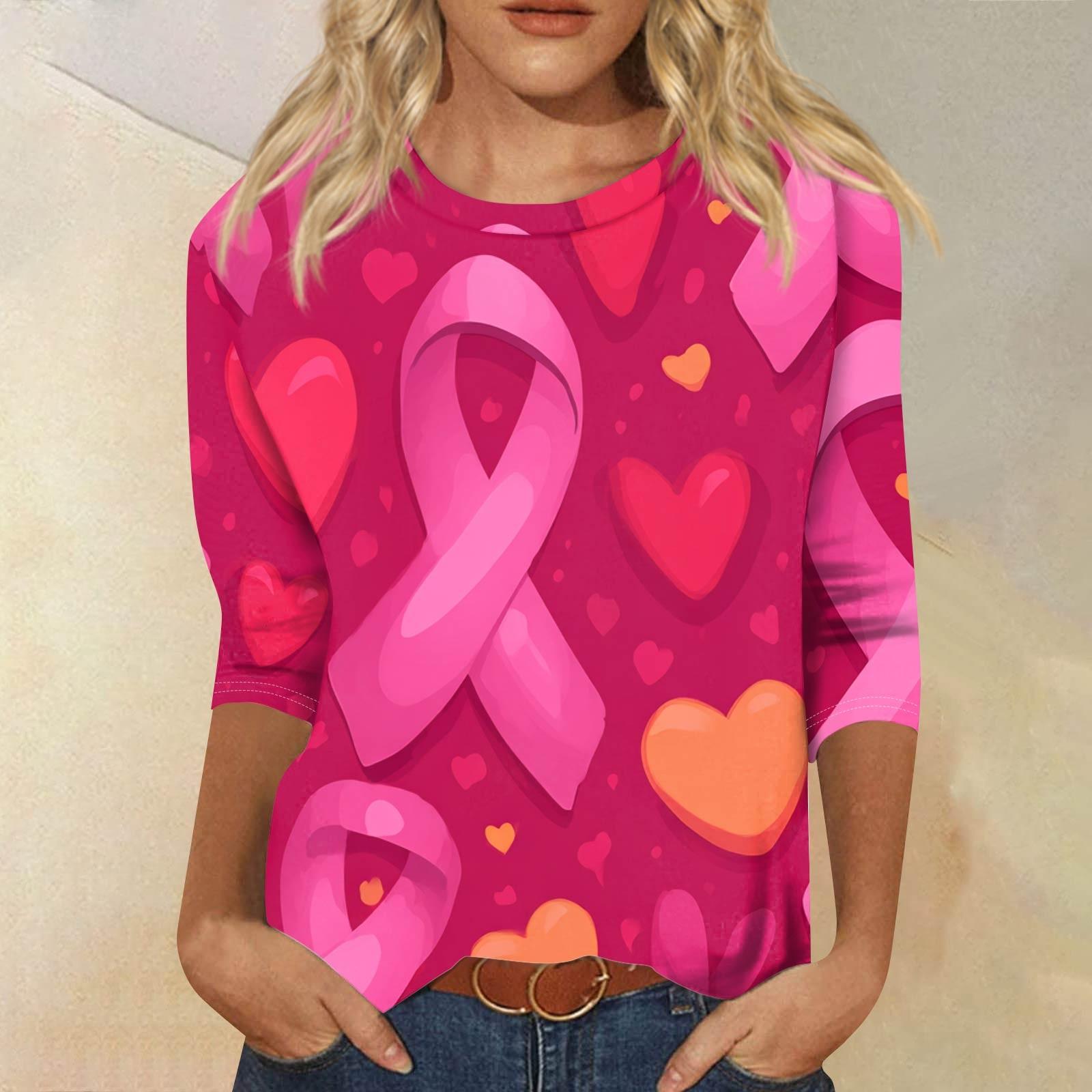 

Women s Fashion Casual Seven Split Sleeve Printed Loose Round Neck Top XXXL червоний