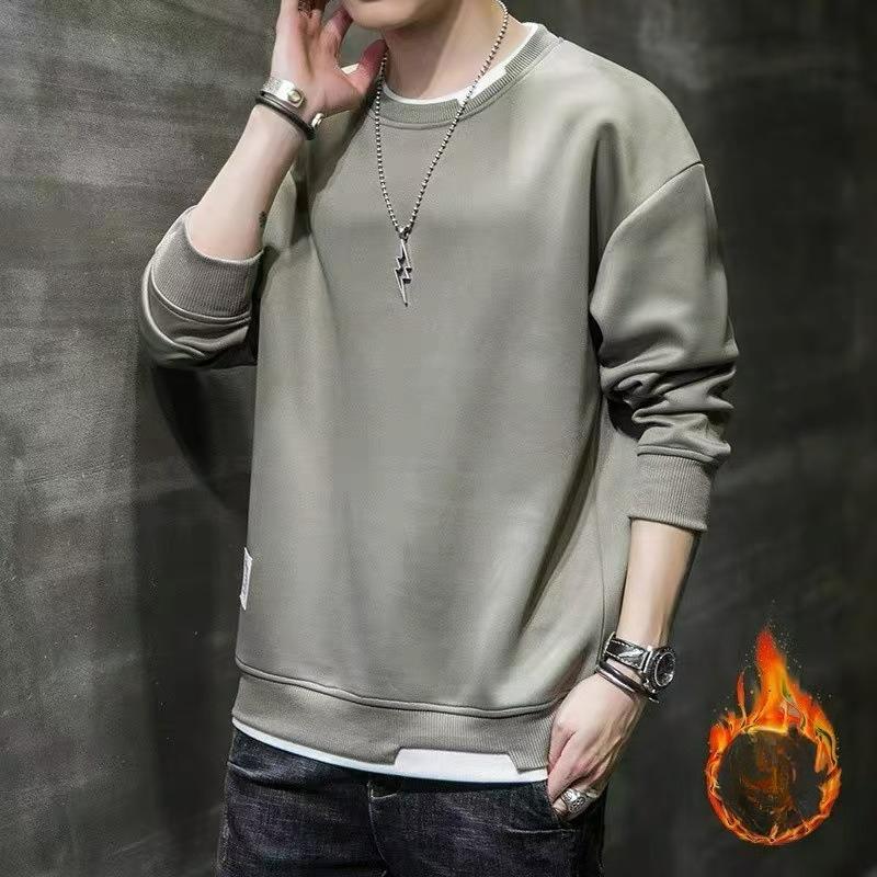 Spring Men's Long-sleeved Trend Men's Long-sleeved Casual Loose-fitting Tide Brand Long-sleeved Men's Sweater