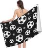 Football Pattern Beach Towel for Family Stuffs Friend Gifts Quick-Dry Sand Free For Bath Yoga Tourism Beach Camping Swimming GYM