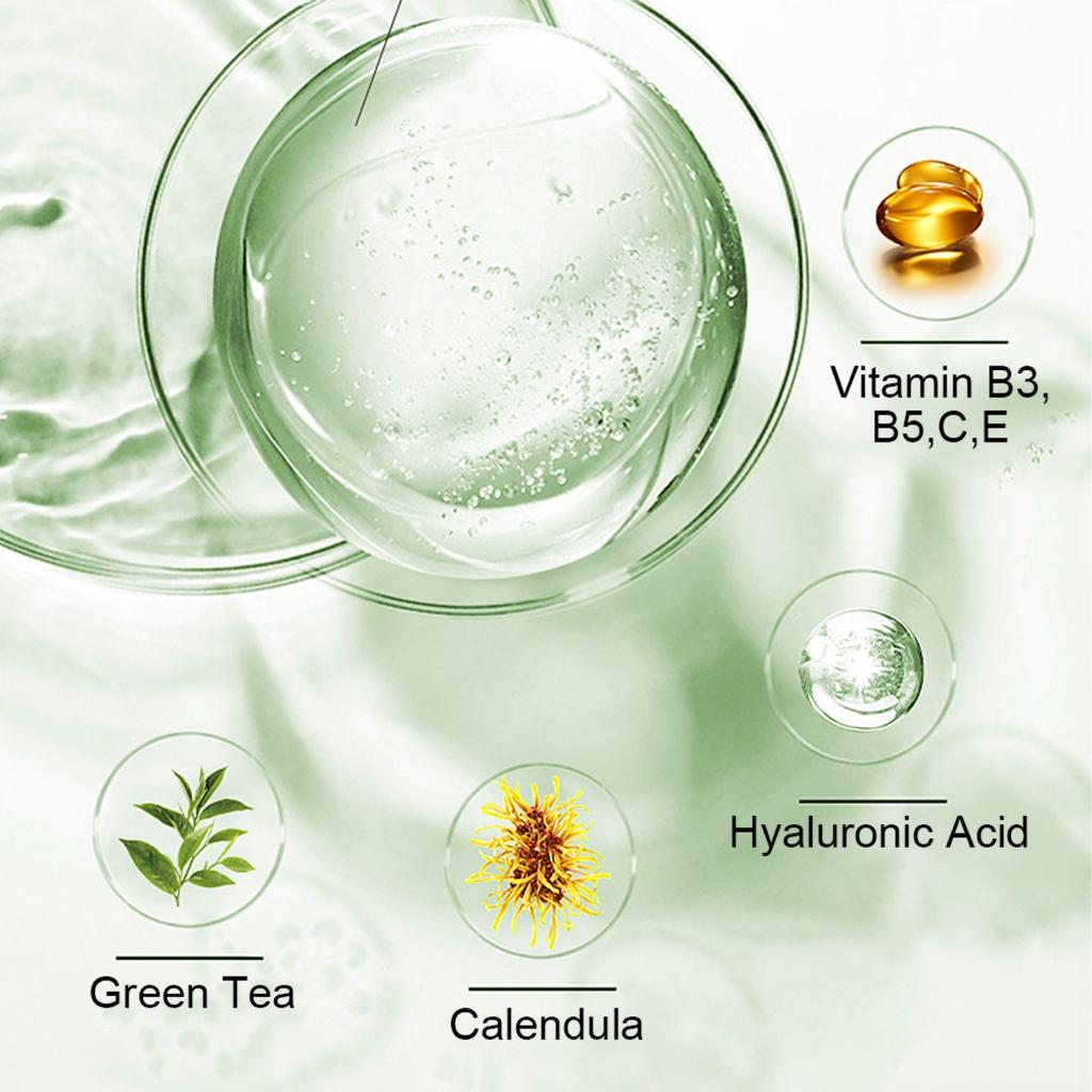 Toallitas con ácido glicólico para el cuidado de la piel, exfoliación, limpieza de poros y reducción del acné (100 toallitas de 20 ml)