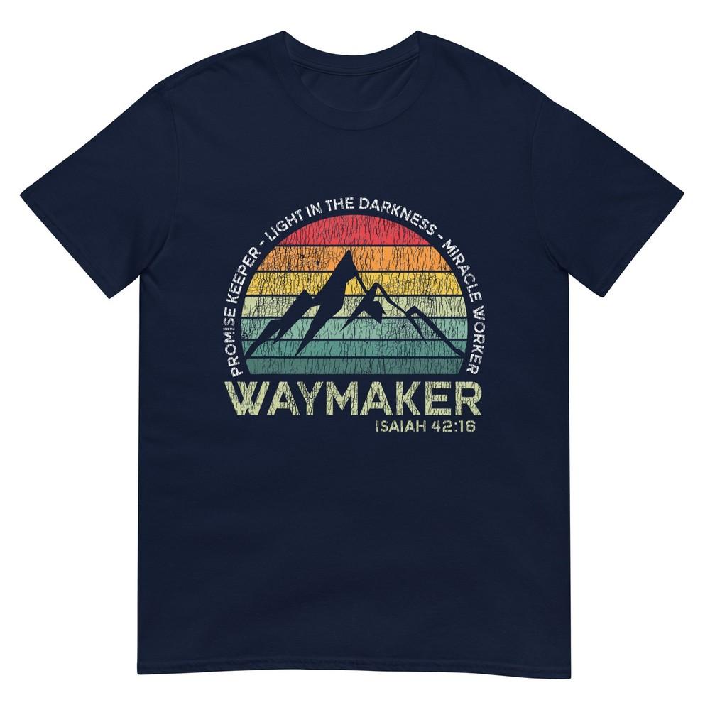 Vintage Waymaker Promise Keeper Miracle Worker Christian TShirt S