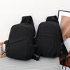 Casual men's breast bag simple shoulder messenger bag multi-functional leisure sports small backpack fashion trend messenger bag