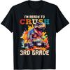 Kids Im Ready To Crush 3rd Grade Monster Truck Dinosaur Boys T-Shirt