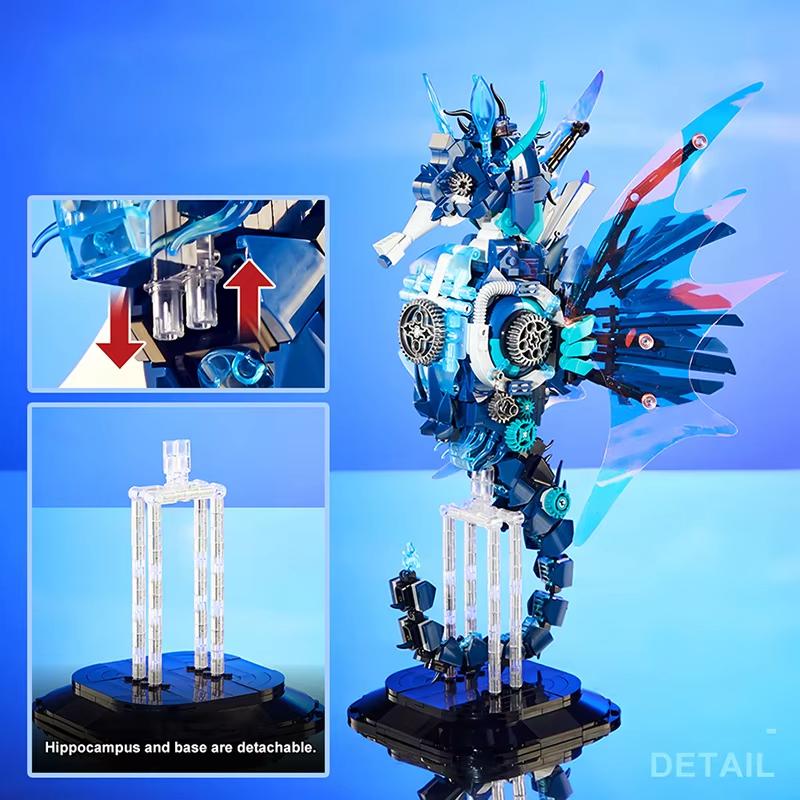 High-Quality 1003Pcs High-Quality Ocean High-Quality Animal High-Quality Building High-Quality Blocks Collection kit High-Quality Mechanical