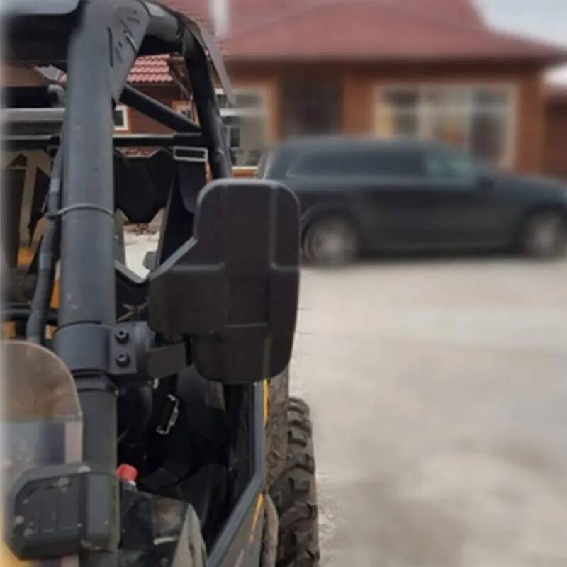 Mirror Rearview 1.75" Shockproof UTV ATV W/ Side Mirror 2" Roll Cages For Can Am For Polaris RZR 800 900 1000 For Yamaha W