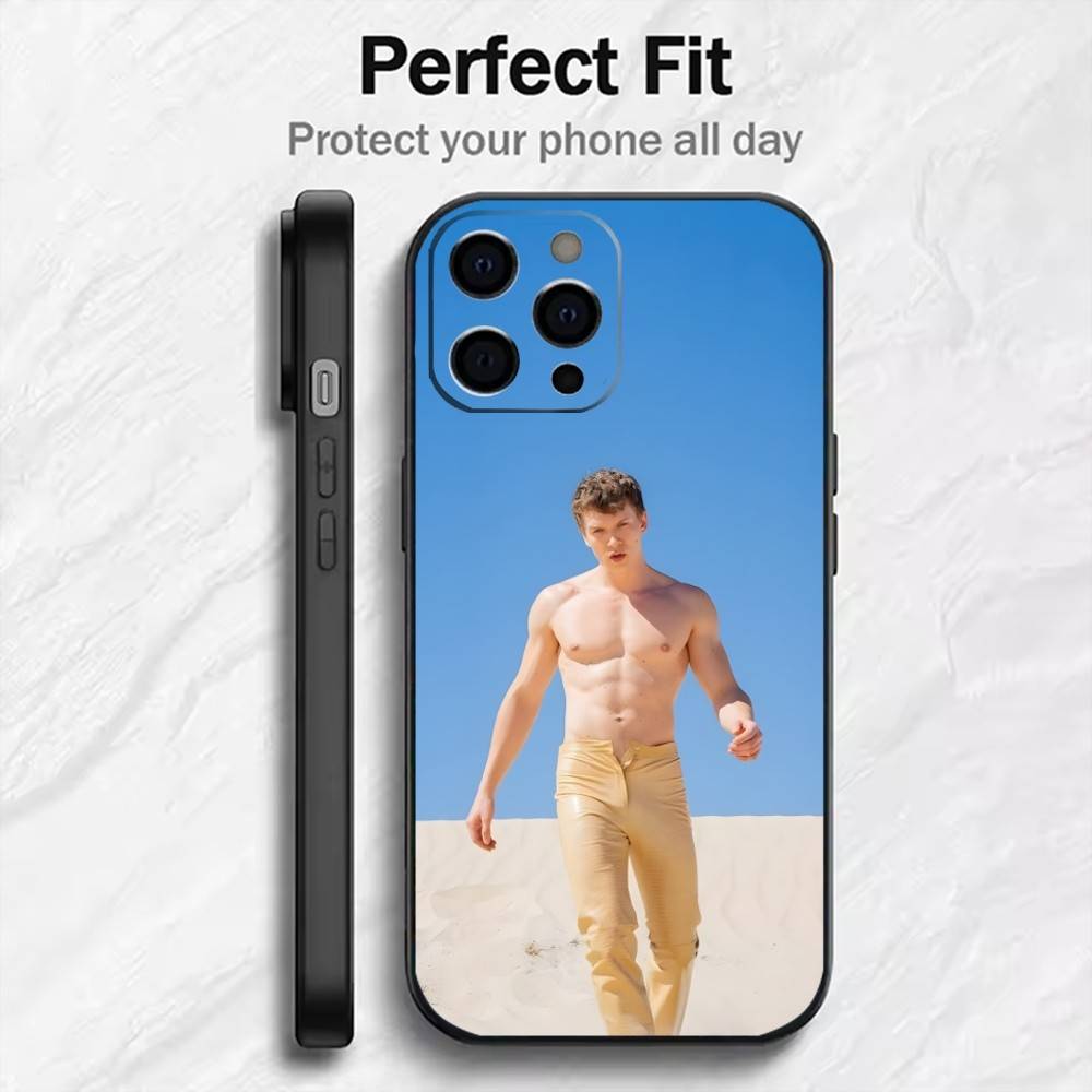 Daily C-Connor S-Storrie Phone Case For iPhone17,16,15,14,13,12 Plus,Max Soft Silicone Black Cover