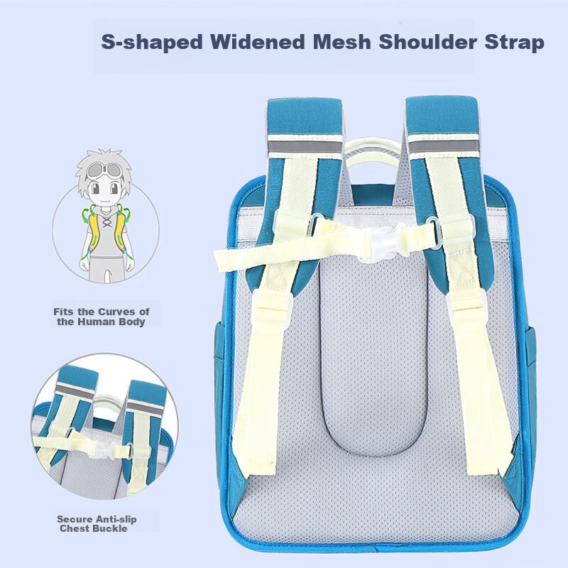 Ultraman Children's Backpack for Boys, Kindergarten to First Grade Students, Sero Lightweight Double