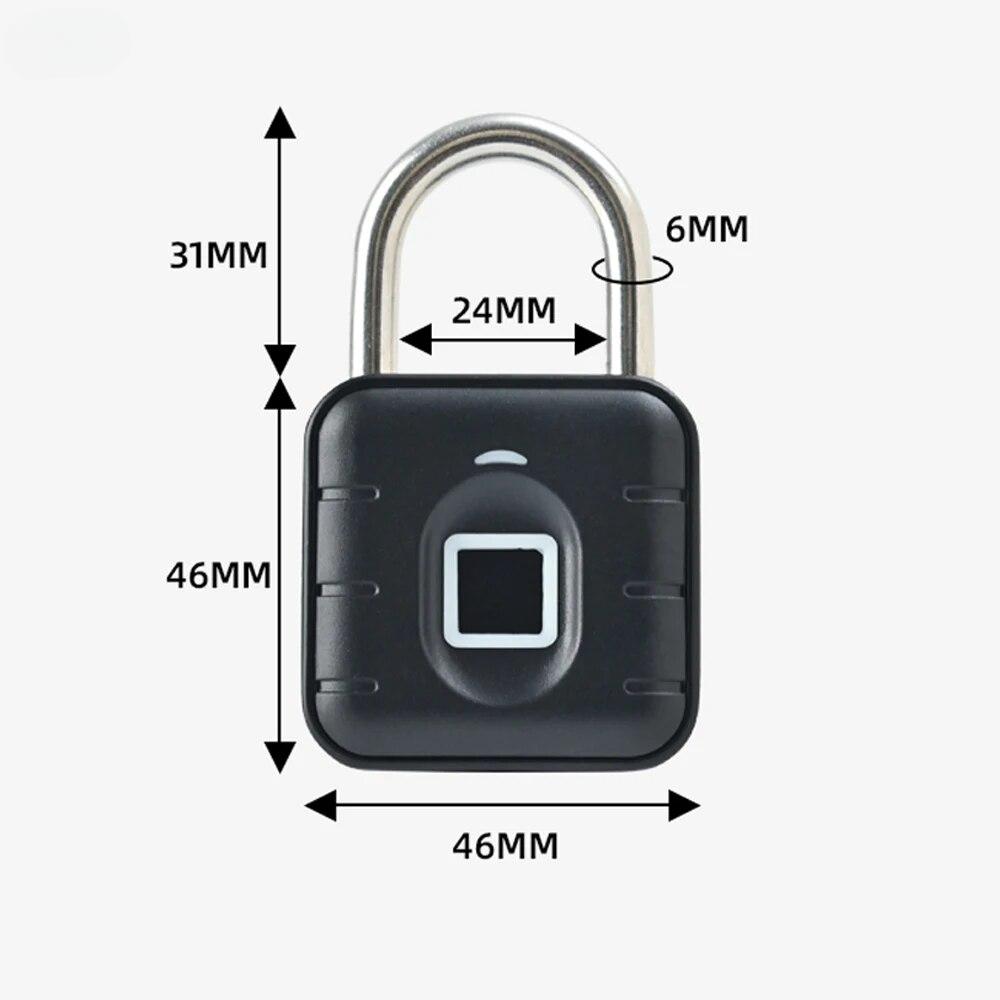 Serratura Tuya Smart con Impronta Digitale Biometrica Serratura Elettronica per Porta Tuya Sblocco Rapido Senza Chiave Tastierino a Codice Numerico Lucchetto Impermeabile IP67