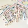 Kawaii 6 Designs Decorative Stamps Cartoon Diy Crafts Press Inkpad Stamps Multipurpose Scrapbooking Stamp Journal Planner
