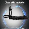 10 Frequency Double Penetration Anal Plug Dildo Butt Plug Vibrator for Men Strap On Penis Vagina Plug Adult Sex Toys for Couples
