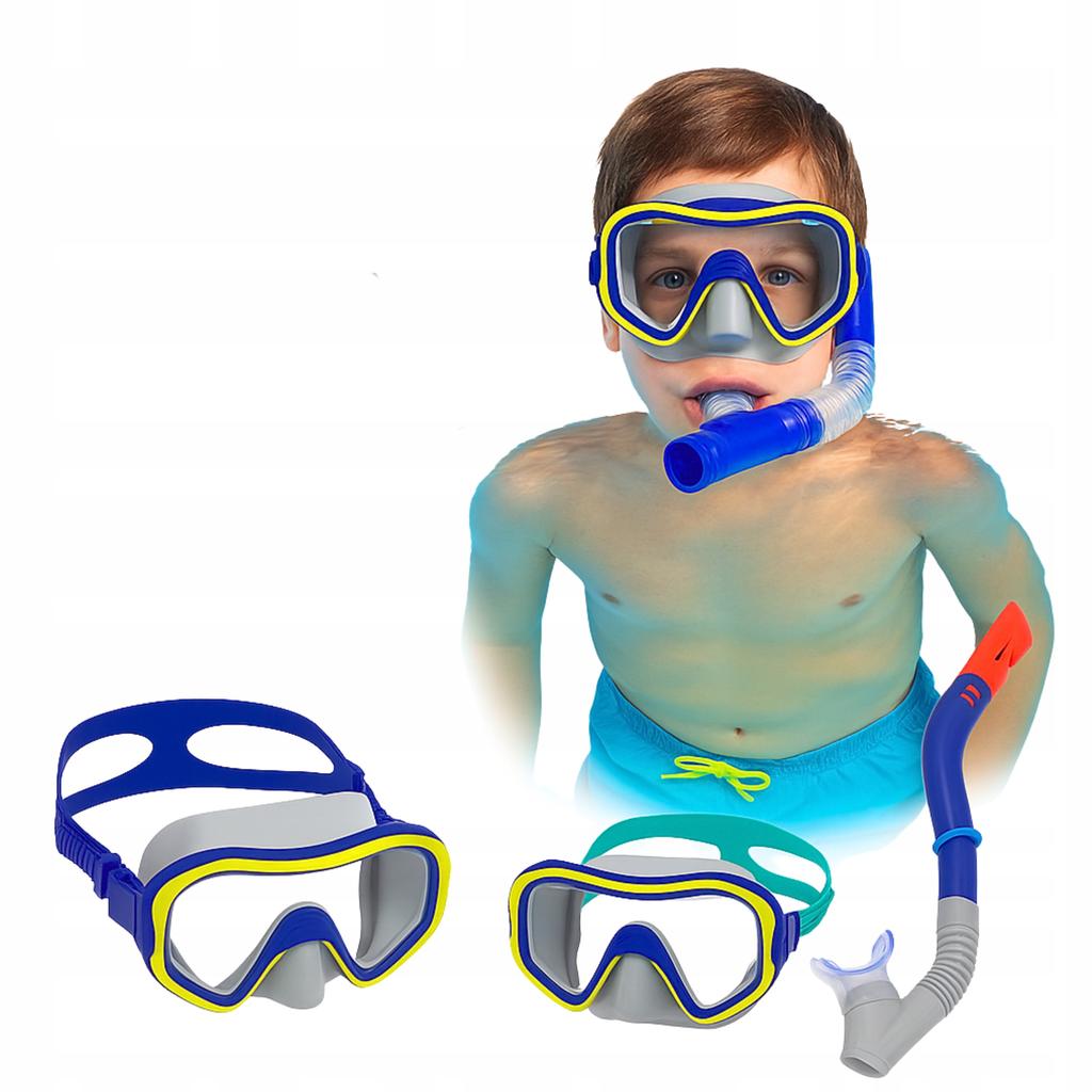 Diving Set: Mask With Snorkel, Snorkel, Swimming Goggles Bestway