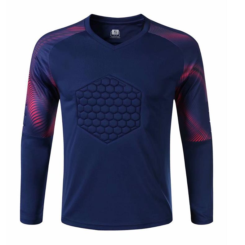 Men's Custom Goalkeeper Long Sleeve Uniform Set for Students - Training & Competition Gear