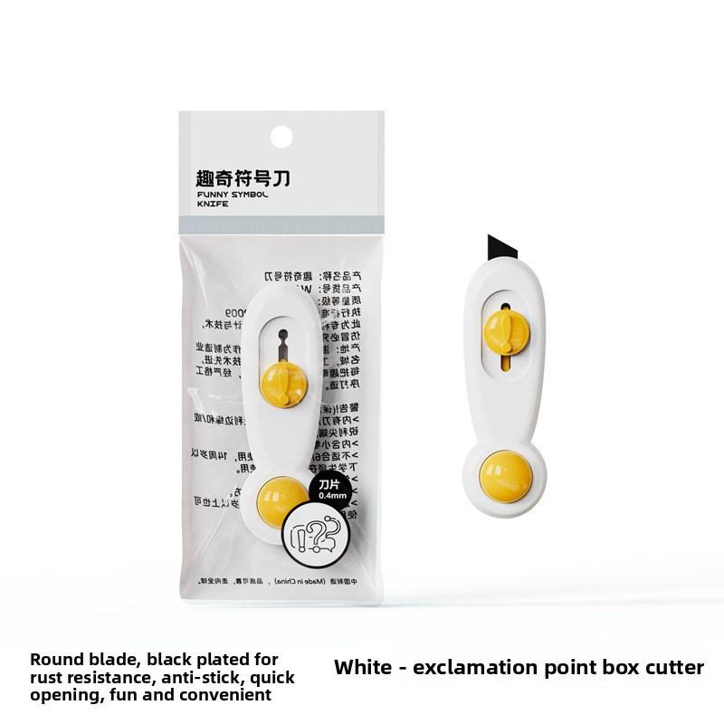 Символьный Магнитный Портативный Художественный Нож exclamation mark белый